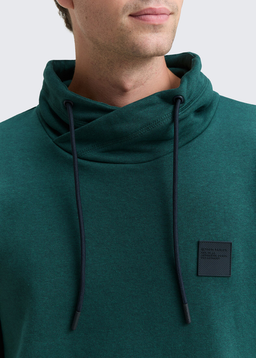 Meska Bluza Zielona Bluza Z Kapturem Tom Tailor - 1047805-38872