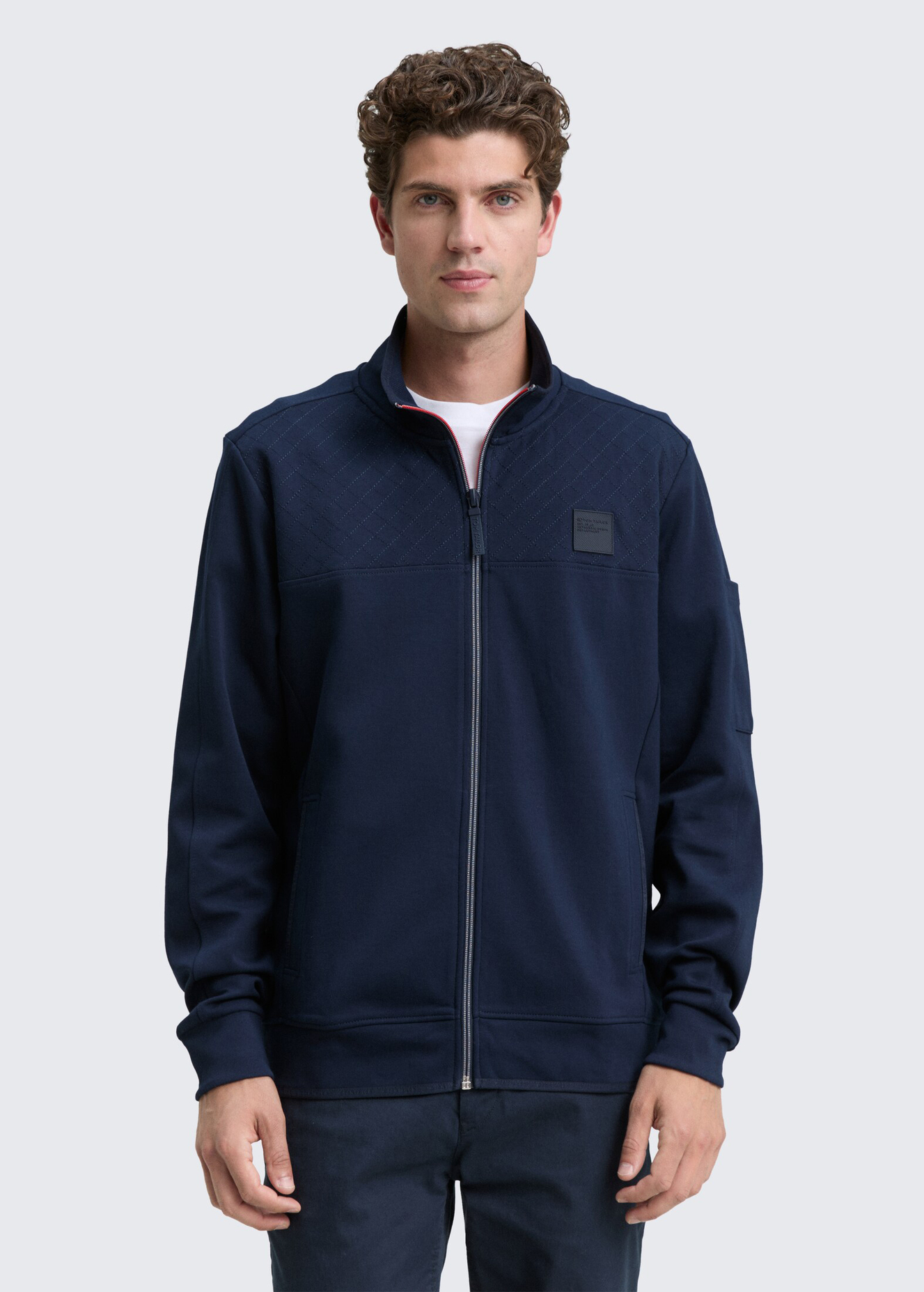 Meska Bluza Rozpinana Bluza Tom Tailor - 1047801-10668