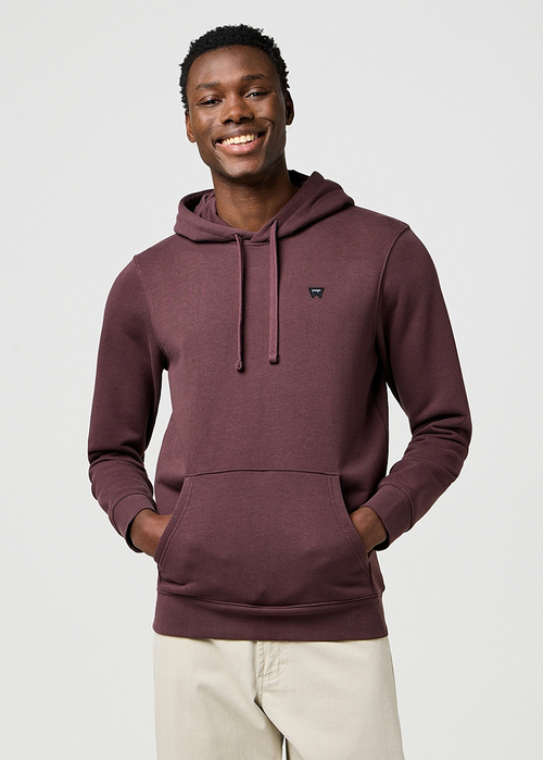 Wrangler Sign Off Hoodie - Mahogany 112371459