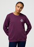 Bluza Damska Wrangler Regular Sweat Italian Plum - 112370774