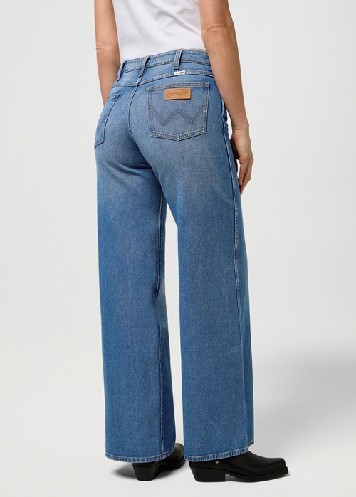 Damskie Spodnie Dzinsowe Wrangler World Wide Carolina - 112371185