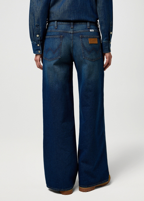 Damskie Spodnie Dinsowe Wrangler World Wide Icon - 112371186