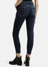 Damskie Spodnie Dzinsowe Cross Jeans Mom Jeans Joyce N Dark Blue - N-432-095