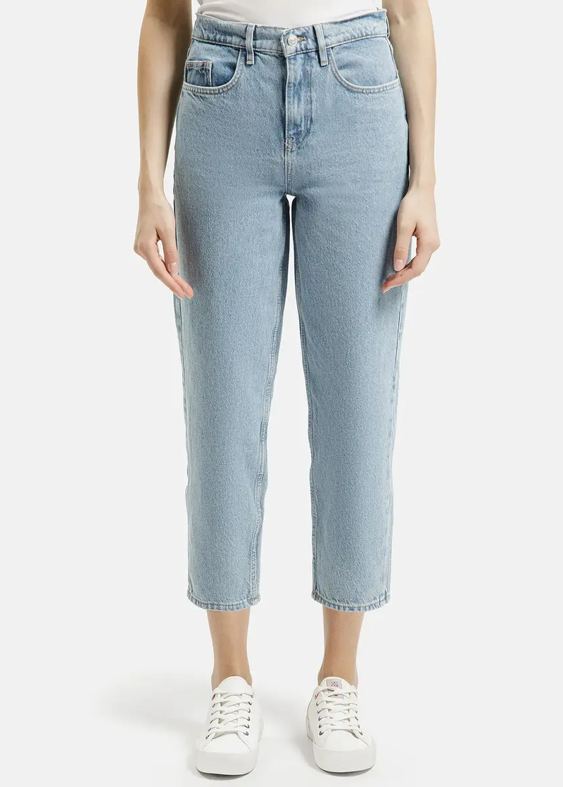 Damskie Spodnie Dzinsowe Jasnoniebieskie Dzinsy 78 Cross Jeans - C-4934-024