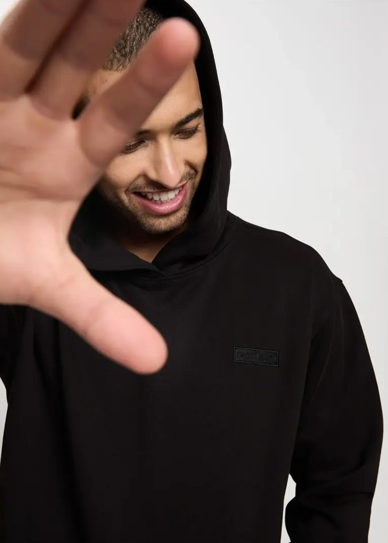 Meska Bluza Cross Jeans Hoodie Sweatshirt Black 020 - 25508-020