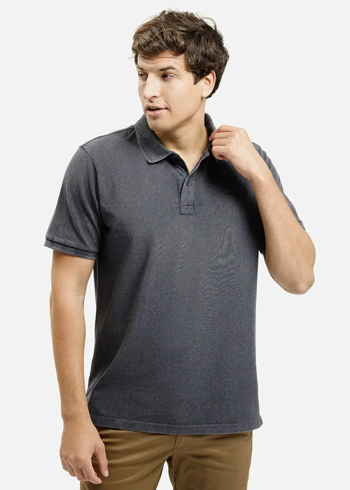 Cross Jeans Polo T-shirt - Petrol 462 16144-462