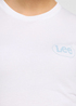 Damski T Shirt Lee Slim Tee Bright White - 112371877