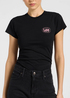 Damski T Shirt Lee Slim Tee Black - 112371878