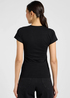 Damski T Shirt Lee Slim Tee Black - 112371878