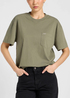 Damski T Shirt Lee Short Sleeve Pocket Tee - 112371883