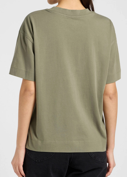 Damski T Shirt Lee Short Sleeve Pocket Tee - 112371883
