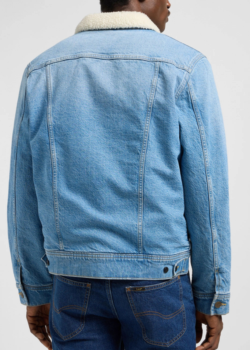 Meska Kurtka Dzinsowa Lee Sherpa Jacket The Frank - 112370463