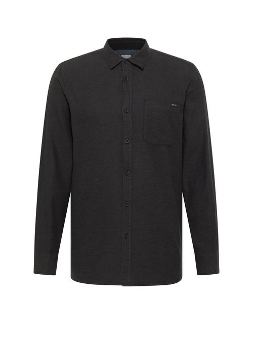 Meska Koszula Materialowe Mustang Eastbridge Jet Black - 1016959-4188