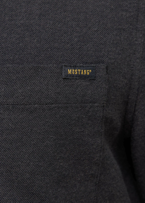 Meska Koszula Materialowe Mustang Eastbridge Jet Black - 1016959-4188