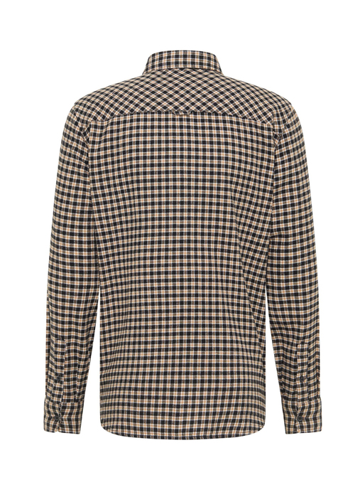 Meska Koszula Materialowe Mustang Eastbridge Brushed Twill Mini Check Black - 1016960-12786