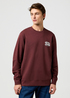 Meska Bluza Wrangler Americana Crew Decadent Chocolate - 112371680