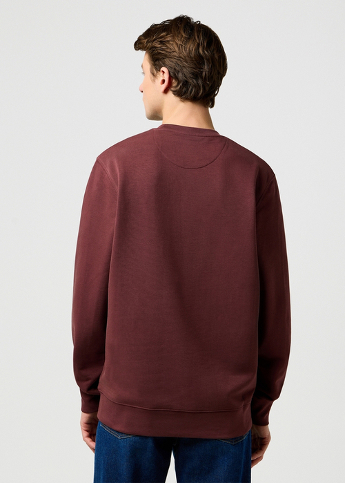 Meska Bluza Wrangler Americana Crew Decadent Chocolate - 112371680