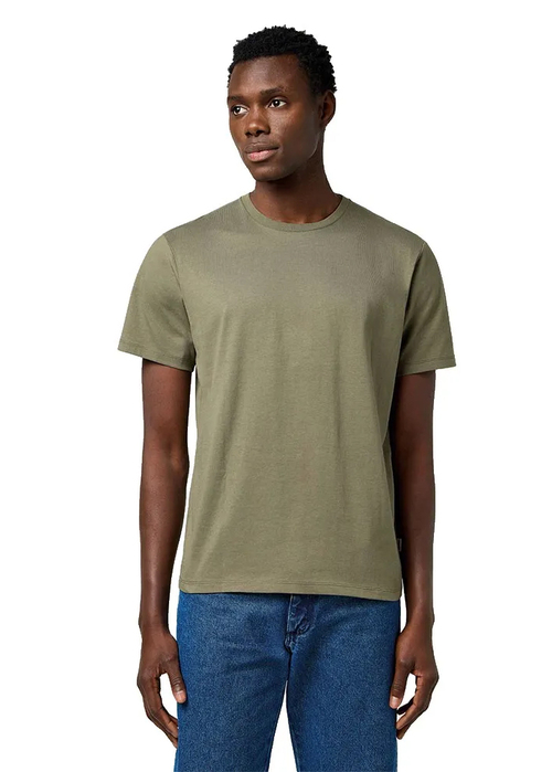 Meski T Shirt Wrangler 3pack Regular Tees White Olive Navy - 112371483