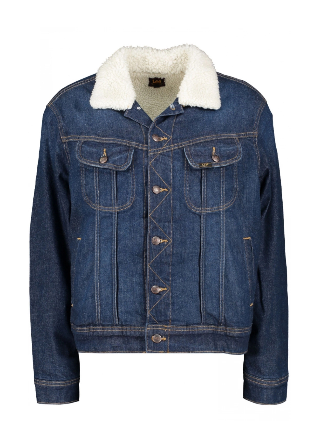 Damska Kurtka Dinsowa Lee Sherpa Rider Jacket Shes A Ten - 112370871