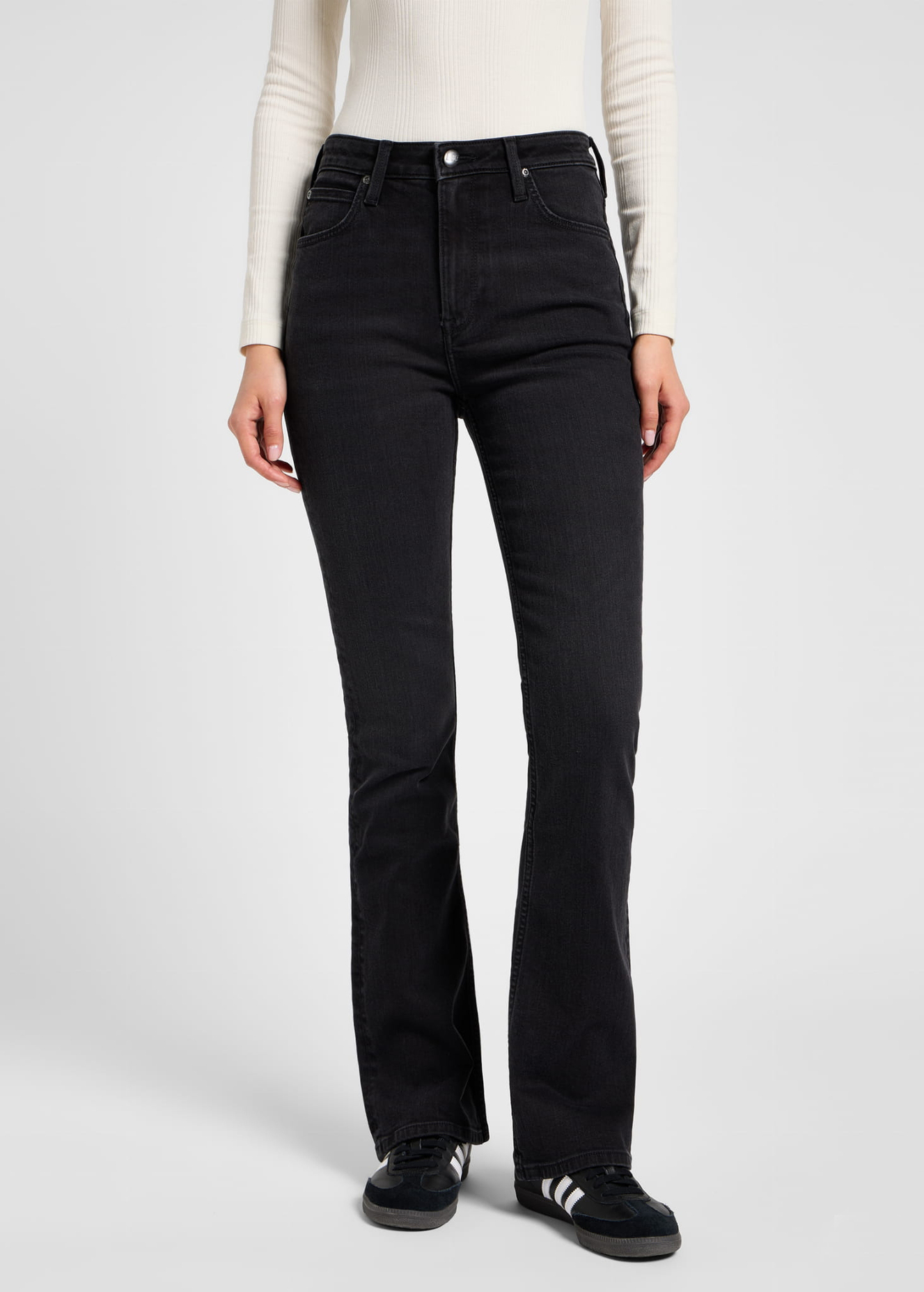 Damskie Spodnie Dzinsowe Lee Breese Boot Natural Power - 112357836