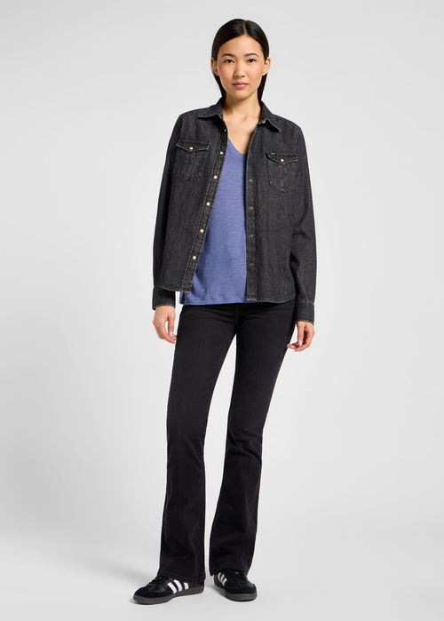 Damskie Spodnie Dzinsowe Lee Breese Boot Natural Power - 112357836