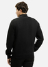 Meski Sweter Cross Jeans Halfzip Knit Black 020 - 34267-020