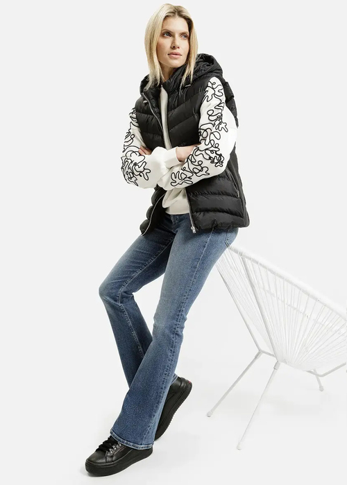 Damski Bezrkawnik Czarny Damski Bezrkawnik Cross Jeans - 90036-020