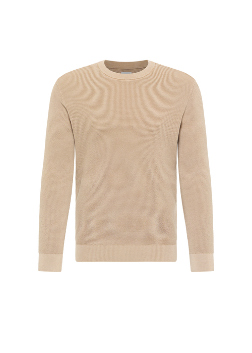 Meski Sweter Mustang Elliot Oatmeal - 1016849-4092