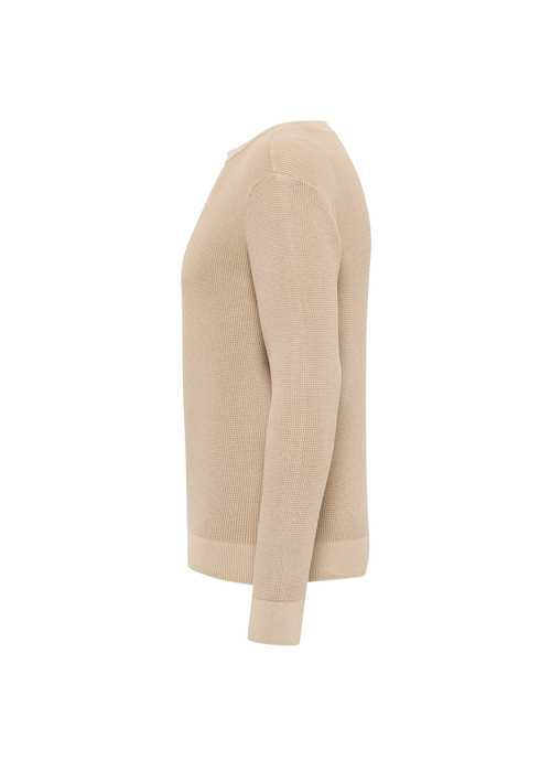 Meski Sweter Mustang Elliot Oatmeal - 1016849-4092