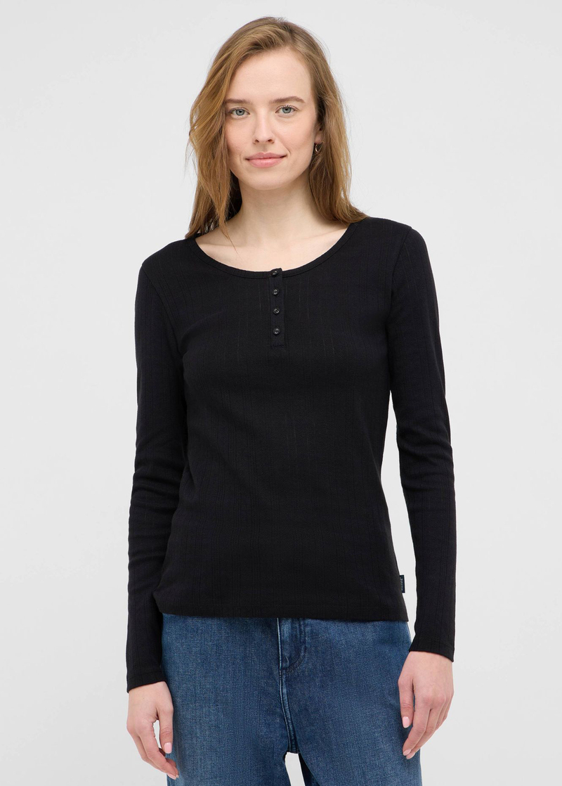 Koszulka Z Dlugim Rekawem Mustang Hope Black Beauty - 1016760-4185