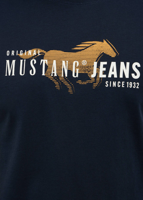 Meski T Shirt Mustang Austin Dark Sapphire - 1016854-4136