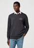 Wrangler Embroidery Crew Faded Black - 112371518 Wrangler Embroidery Crew Faded Black - 112371518