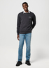 Wrangler Embroidery Crew Faded Black - 112371518 Wrangler Embroidery Crew Faded Black - 112371518