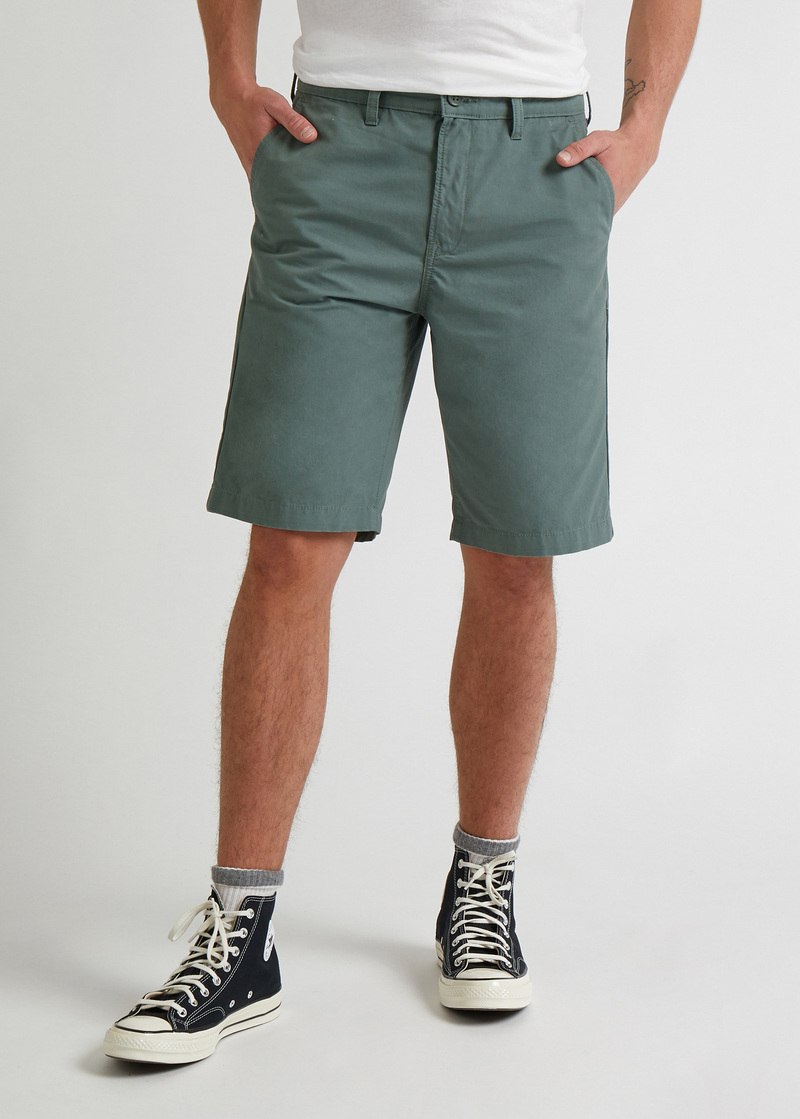 Meskie Szorty Materialowe Lee Regular Chino Short Fort Green - L70THZLL