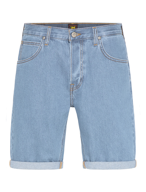 Meskie Szorty Dzinsowe Lee 5 Pocket Short Light Stone - L73EJLVL