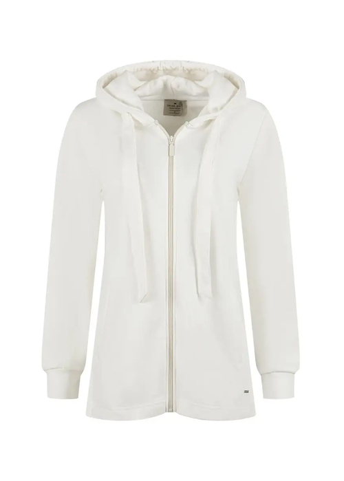 Bluza Damska Cross Jeans Hoodie Sweatshirt Ecru - 65471-028