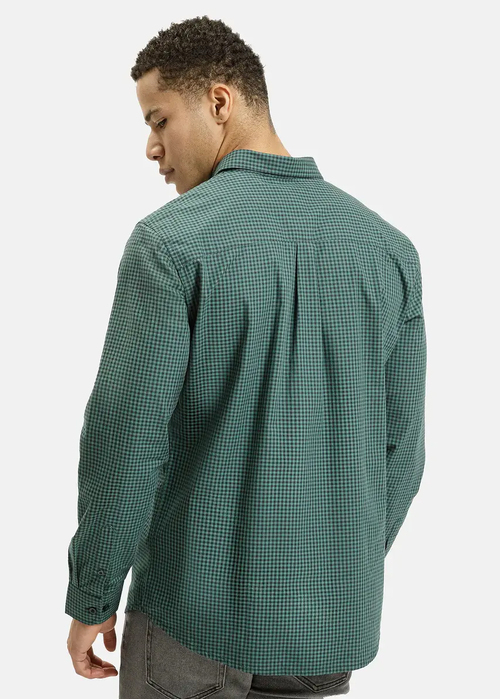 Meska Koszula Materialowe Meska Koszula W Kratke Cross Jeans - 35619-027