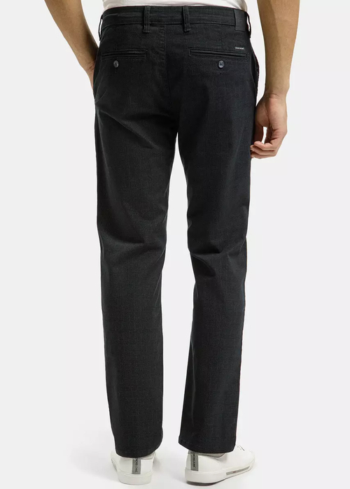 Meskie Spodnie Materialowe Ciemnoszare Chinosy Cross Jeans - F-194-281