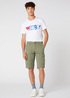 Meskie Szorty Dzinsowe Wrangler Cargo Shorts Dusty Olive - W15DKC275