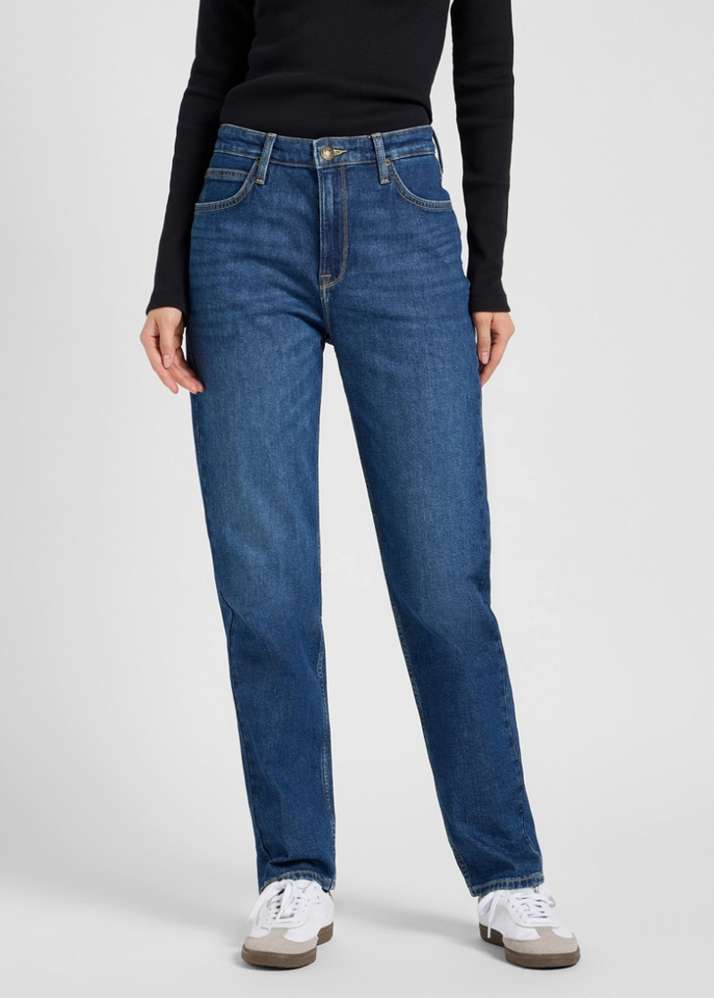 Damskie Spodnie Dzinsowe Lee Carol Denim Stacks - 112370933