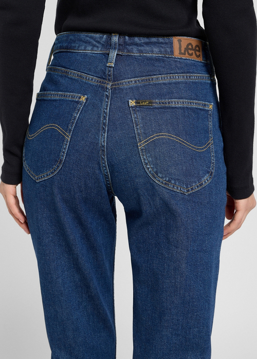 Damskie Spodnie Dzinsowe Lee Carol Denim Stacks - 112370933