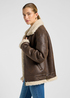Damska Kurtka Zimowa Lee Aviator Jacket Luxe Brown - 112371079