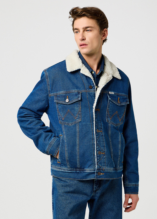 Wrangler Sherpa Classic Jacket Mid Stone 112371440