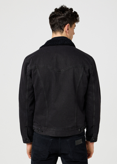 Meska Kurtka Dzinsowa Wrangler Sherpa Classic Jacket Orion - 112371441