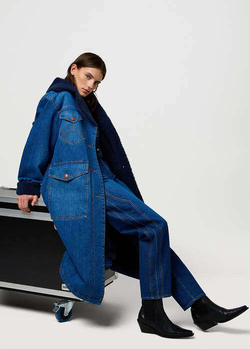 Wrangler Wrange Coat Sparkle Blue 112370813