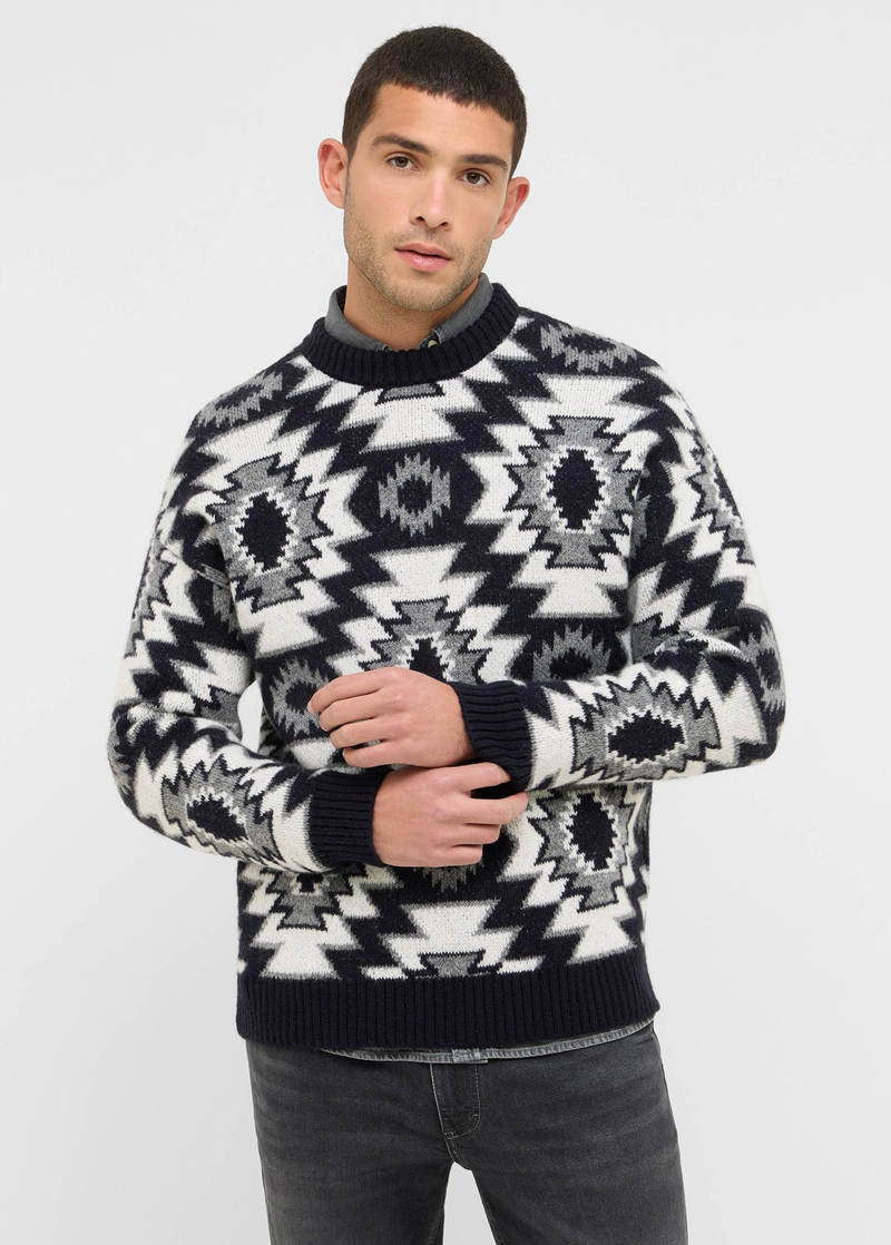 Meski Sweter Mustang Bloomfield Deep Well - 1016852-8475