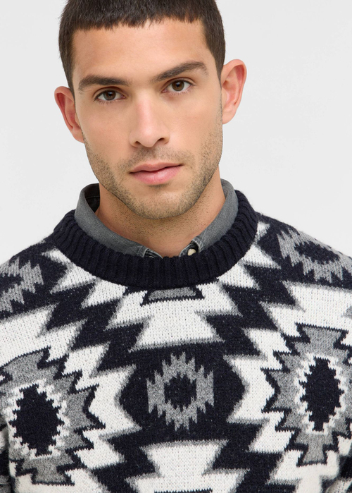 Meski Sweter Mustang Bloomfield Deep Well - 1016852-8475