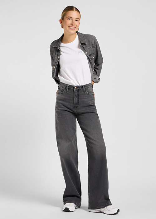 Damskie Spodnie Dzinsowe Lee Stella Jaw Dropper - 112370895