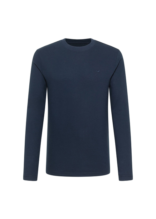 Meska Koszulka Z Dlugim Rekawem Mustang Asheville Dark Sapphire - 1016876-4136