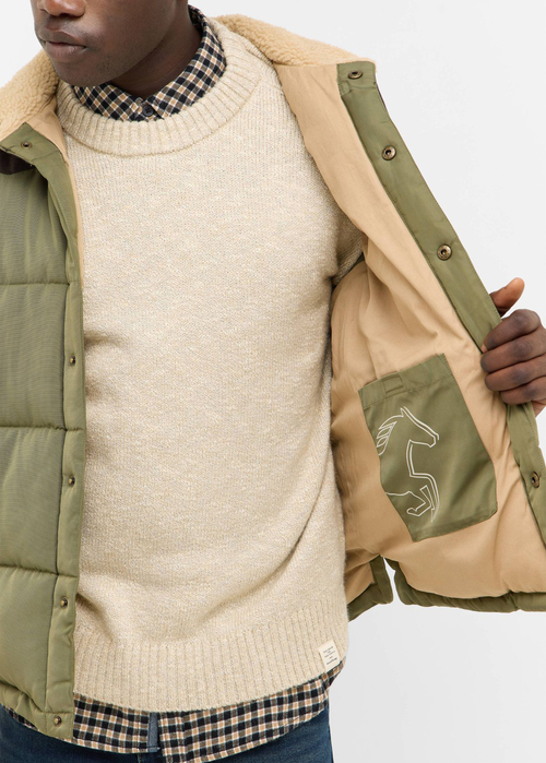 Meski Bezrekawnik Mustang Dublin Ivy Green - 1016901-6421